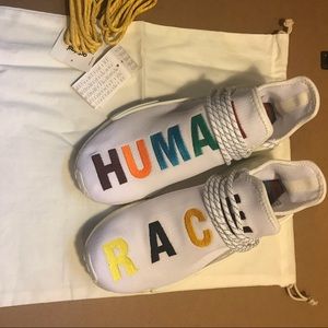Adidas Human Race White